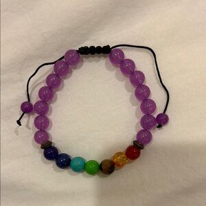 Rainbow Beaded Kids Bracelet